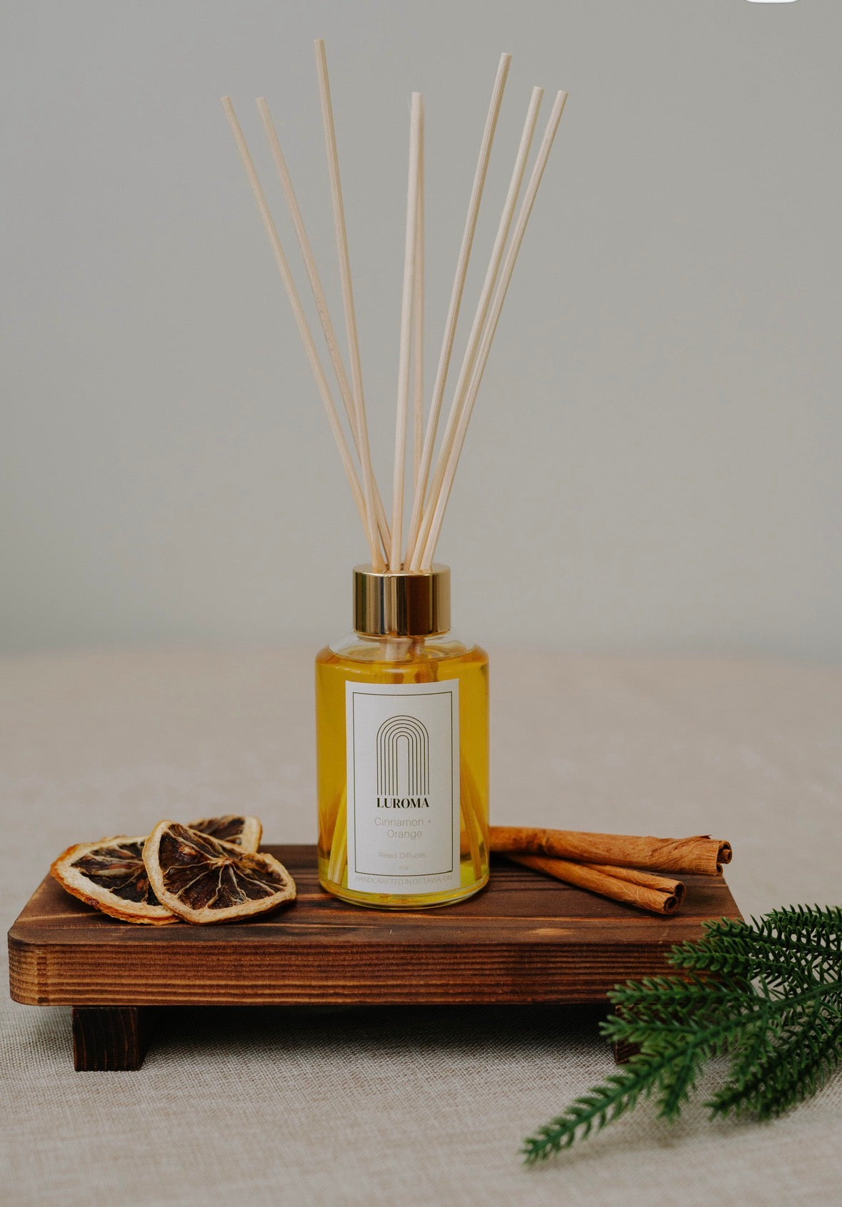 Orange + Cinnamon Reed Diffuser