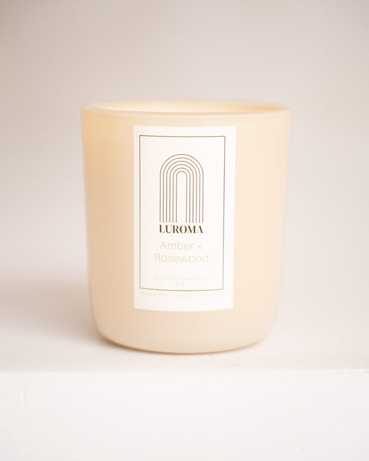 Amber + Rosewood Candle