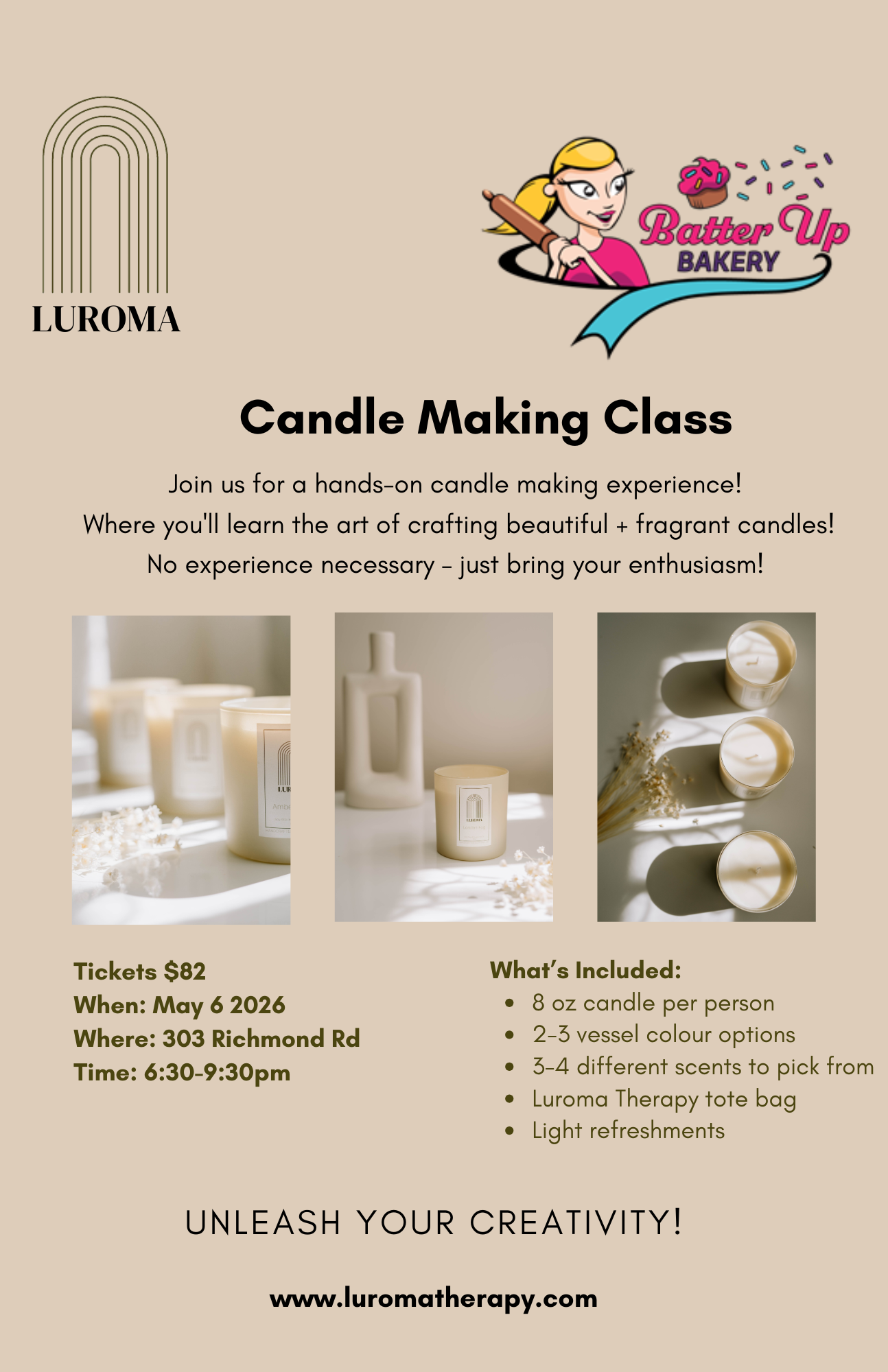 May 6: Candle Class