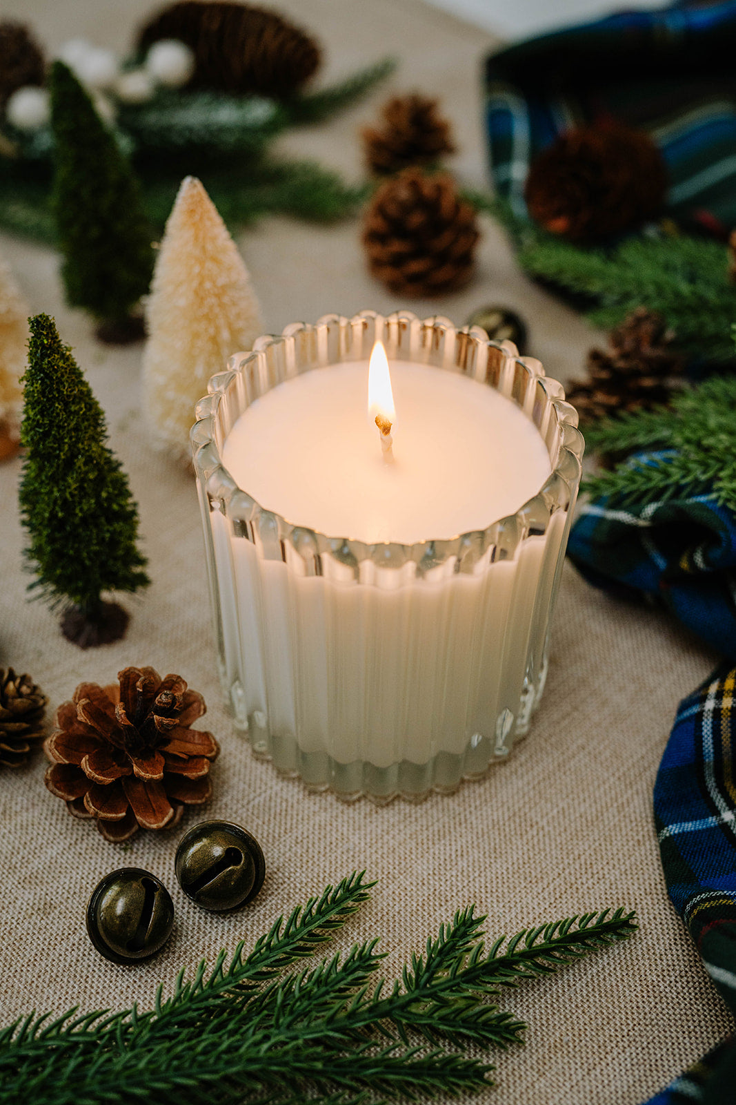 Evergreen Holiday Candle